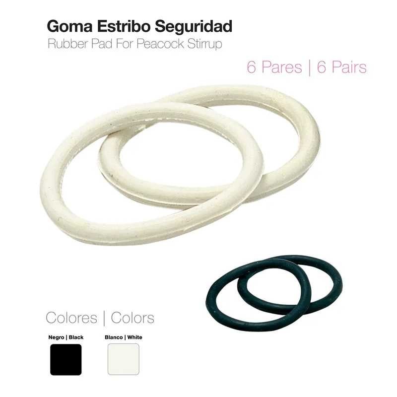 GOMA ESTRIBO SEGURIDAD 22101R 6 pares