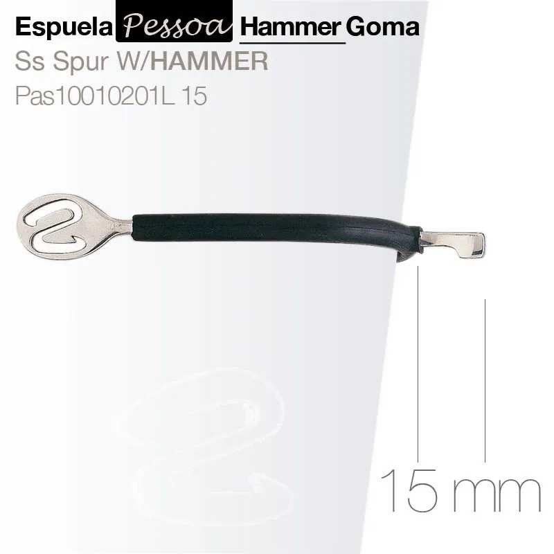 ESPUELA PESSOA HAMMER GOMA PAS10010201L 15mm