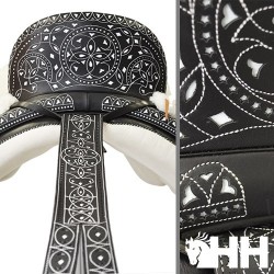 SILLA VAQUERA LUDOMAR ZAHARA MIXTA CONCHA FILIGRANA