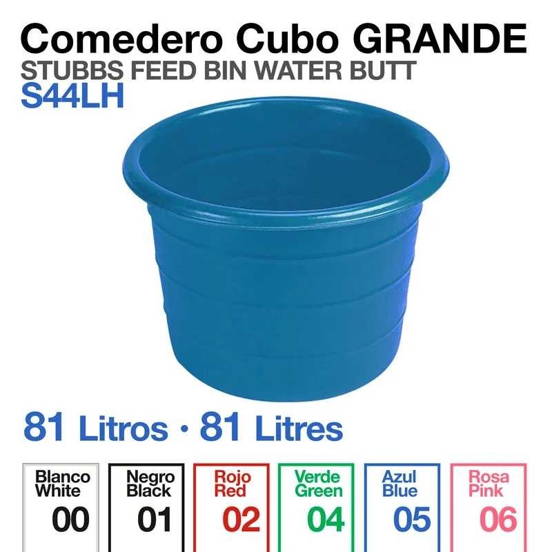 COMEDERO CUBO GRANDE STUBBS S44LH 81 Litros
