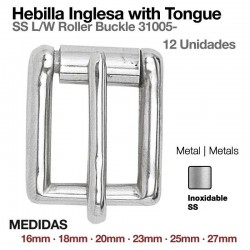 HEBILLA INGLESA W/TONGUE (12 uds)