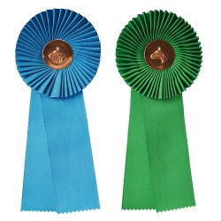 ESCARAPELA 1 COLOR CON CENTRO METÁLICO