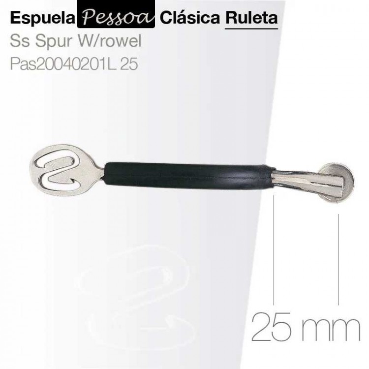 ESPUELA PESSOA CLÁSICA RULETA PAS20040201L 25mm