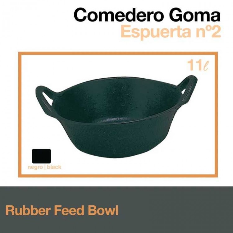 COMEDERO GOMA ESPUERTA Nº2