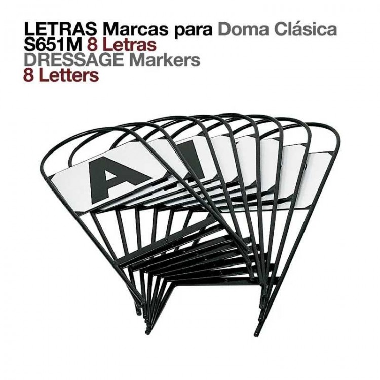 LETRAS MARCAS PARA DOMA CLÁSICA S651M 8 letras
