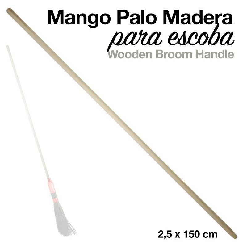 MANGO PALO MADERA PARA ESCOBA