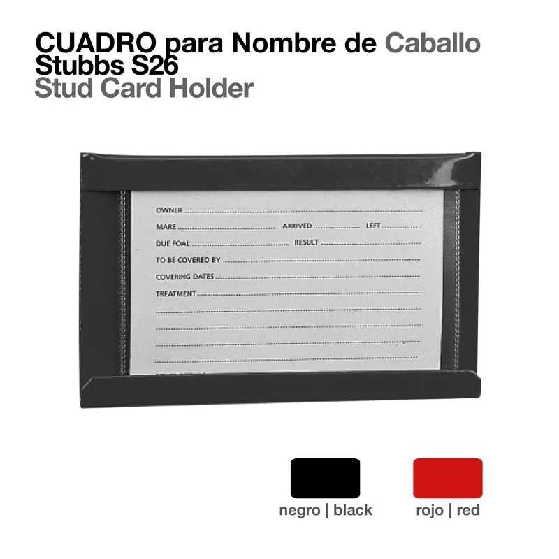 CUADRO PARA NOMBRE DE CABALLO STUBBS S26 