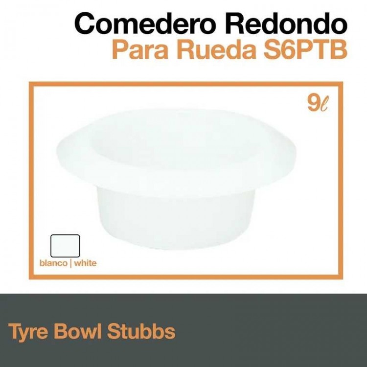 COMEDERO REDONDO PARA RUEDA STUBBS S6PTB