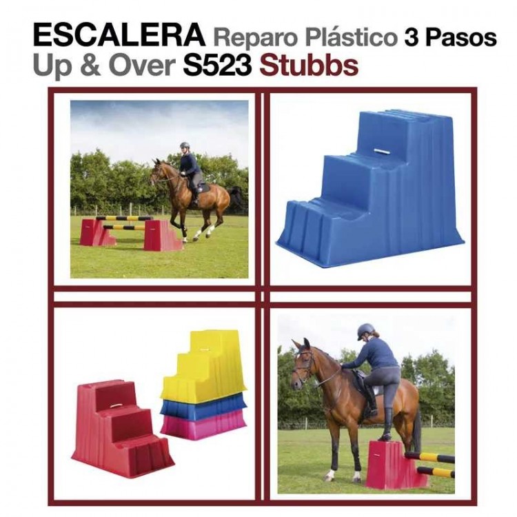 ESCALERA REPARO PLÁSTICO 3 PASOS S523 STUBBS