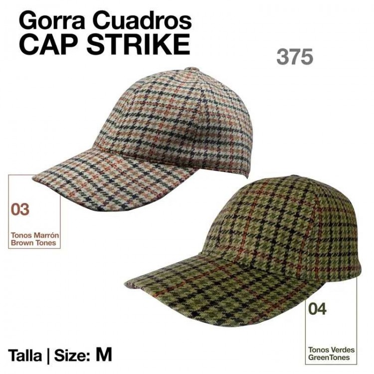 GORRA CAP STRIKE CUADRO t.M