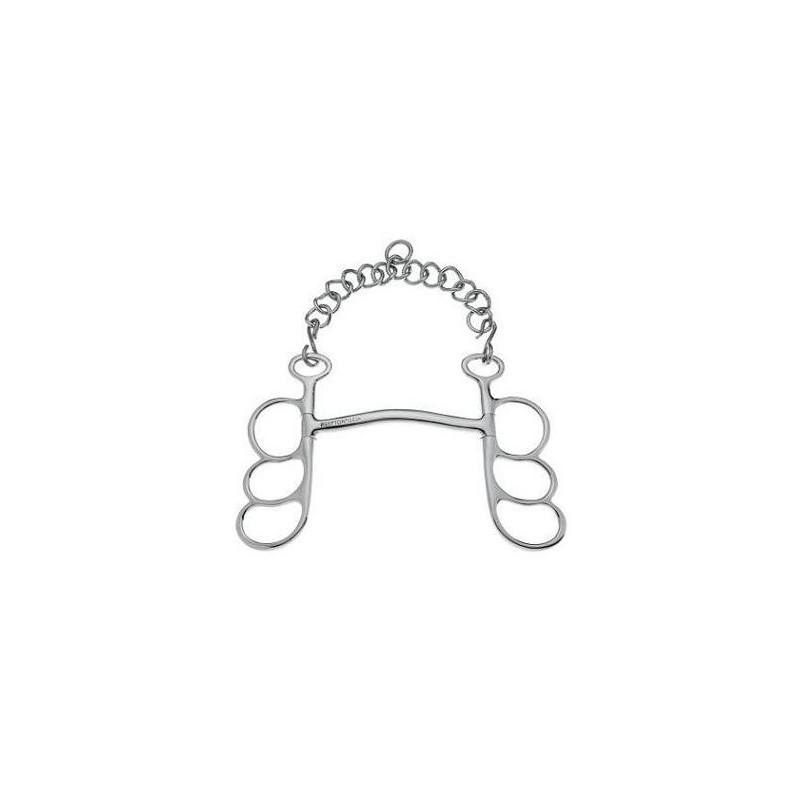 BOCADO SEFTON BARCELONA 3 ANILLAS CON EMBOCADURA ARCO