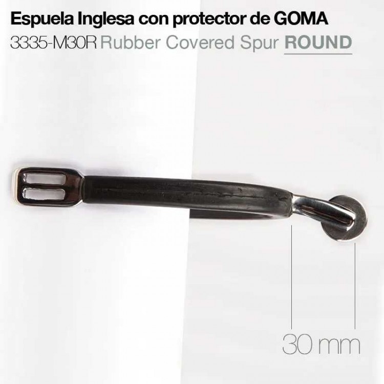 ESPUELA INGLESA PROTECTOR GOMA 3335-M30R ROUND