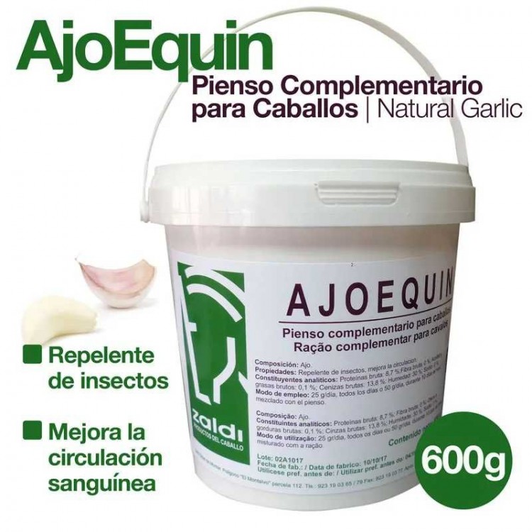 ZALDI PIENSO COMPLEMENTARIO AJOEQUIN 0.600gr