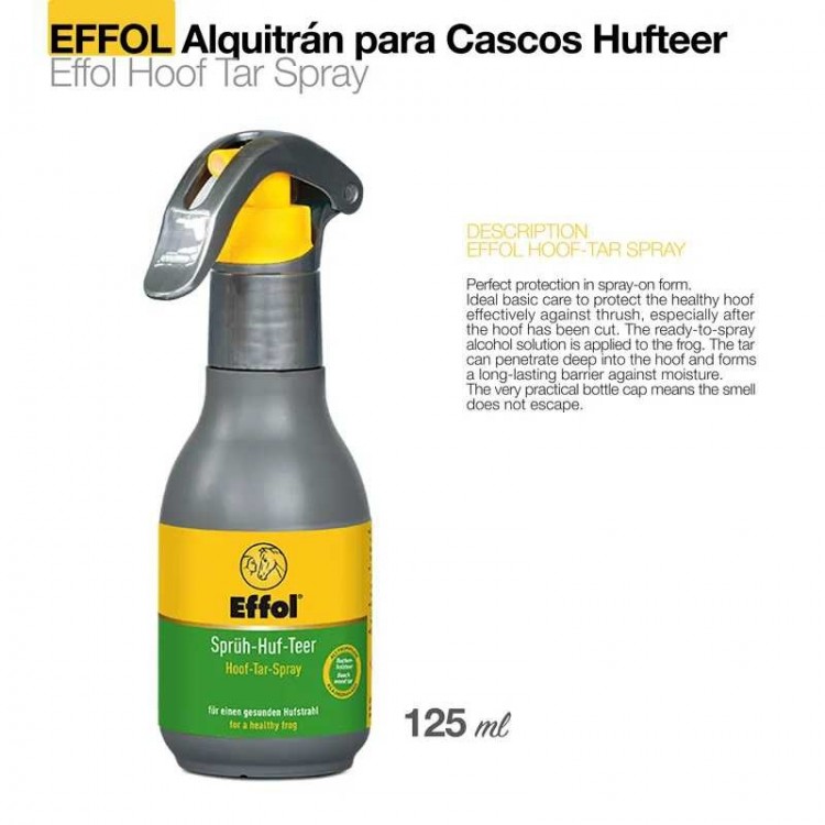 EFFOL ALQUITRÁN PARA CASCOS HUFTEER SPRAY 125ml