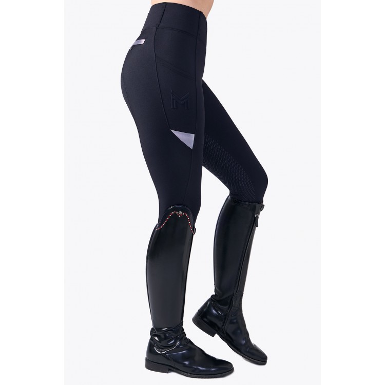 Tech Leggins Full Seat (Azul/Plata)