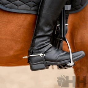 Espuela Inglesa Sprenger Ultrafit Slimline Unisex Punta Redonda (par)