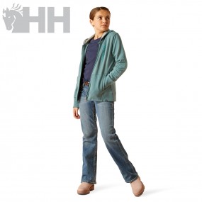 SUDADERA ARIAT TEAM LOGO FULL ZIP NIÑO/A