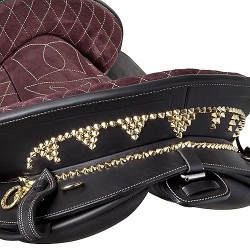 SILLA ESTILO ESPAÑ.LUDOMAR VENUS ROYAL FLEXIBLE CUERO/SERRAJE BIFALDON