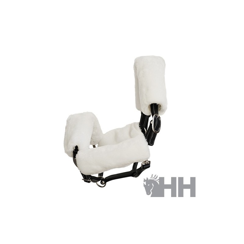 JUEGO HH FUNDAS BORREGUILLO SINTÉTICO PARA CABEZADA CUADRA