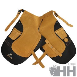 DELANTAL HERRADOR CON CUERO BRUSELAS FIBRA/SERRAJE