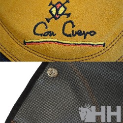 DELANTAL HERRADOR CON CUERO BRUSELAS FIBRA/SERRAJE