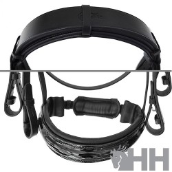 CABEZADA INGLESA LEXHIS LUNA LUXE DOBLE RIENDA