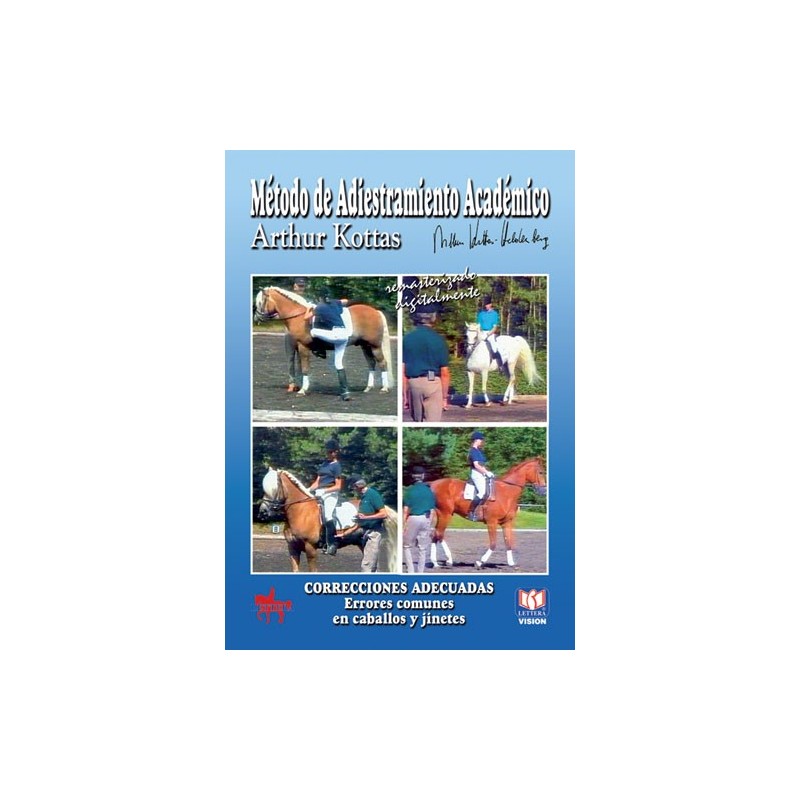 DVD MÉTODO DE ADIESTRAMIENTO ACADÉMICO CORRECCIONES ADECUADAS. ERRORES COMUNES EN CABALLOS Y JINETES DVD MÉTODO DE ADIESTRAMIENTO ACADÉMICO CORRECCIONES ADECUADAS. ERRORES COMUNES EN CABALLOS Y JINETES